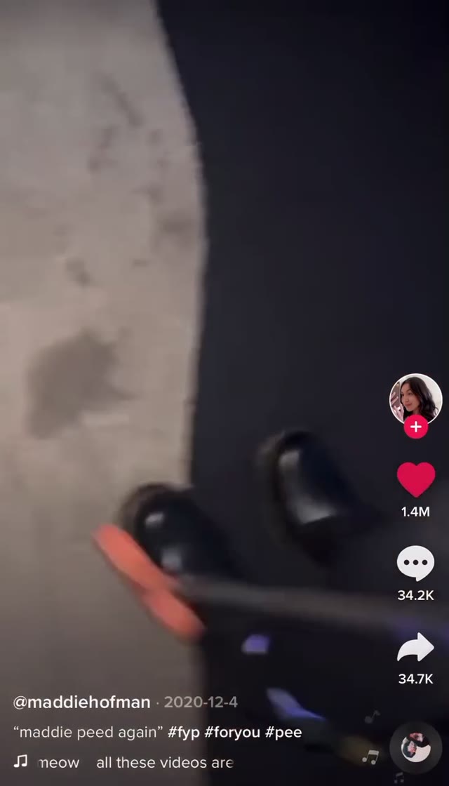 Tik tok pee pants