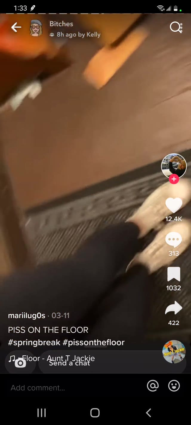 Tik Tok Pants pee