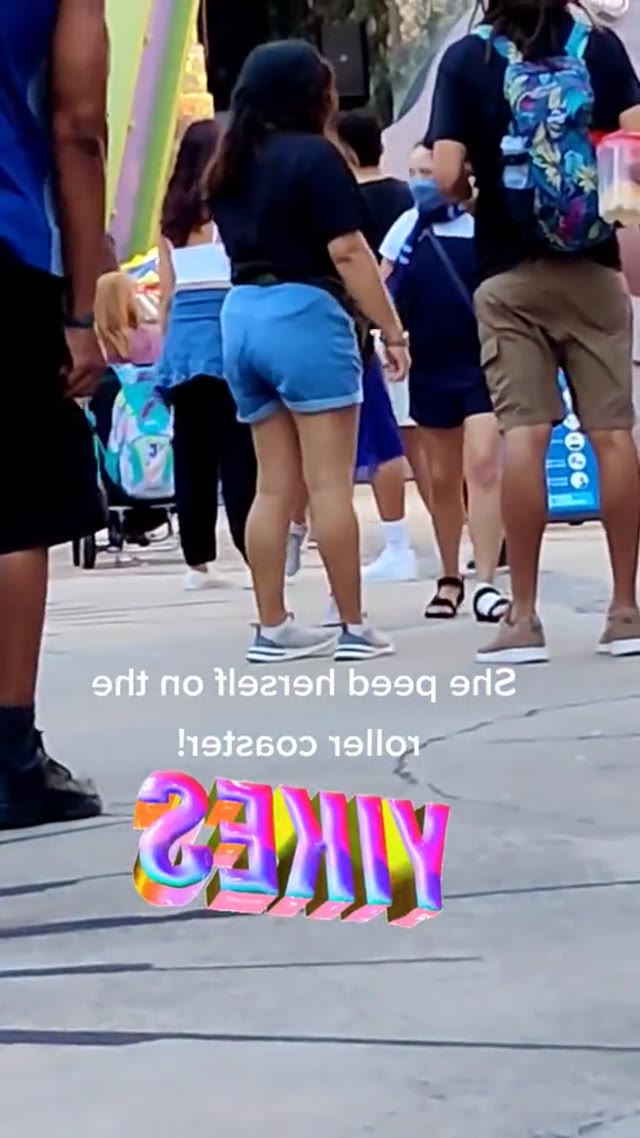 Woman peed herself on roller coaster