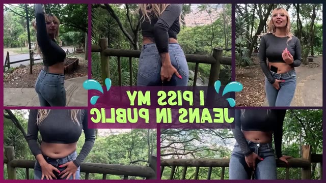 I piss my jeans in public