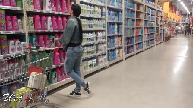 Parking wetting jeans