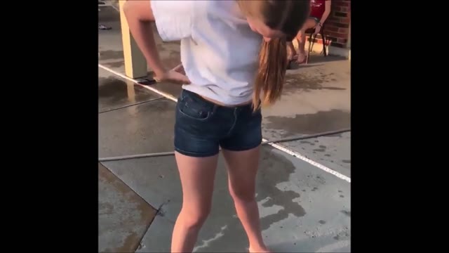 Jeans short wetting