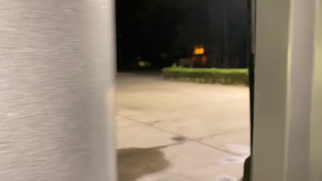 Peeing while pumping gas