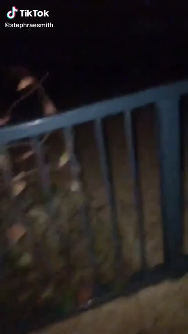 Girl laughs and pees her yellow pants