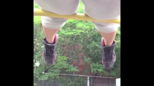 Stuck on monkey bars