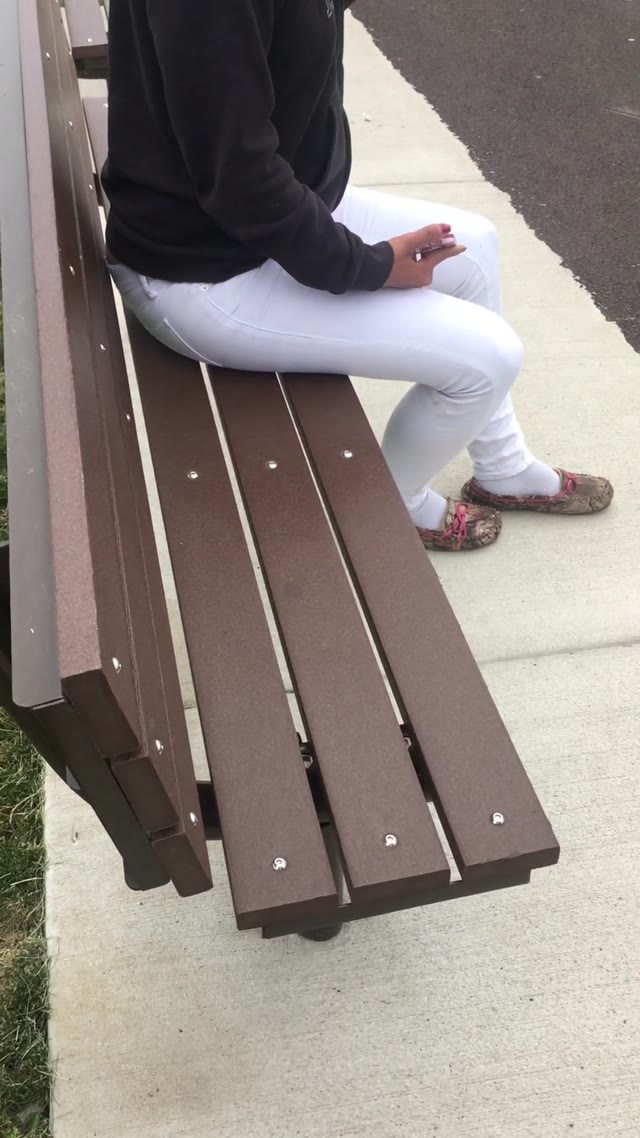 Wetting White Jeans in the Park