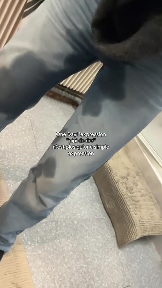 French girl peed herself