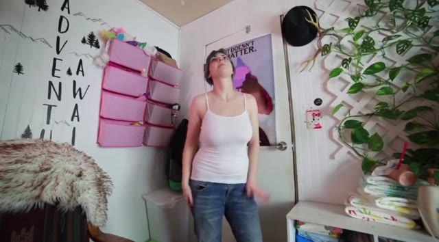 Girl decides to wait to pee