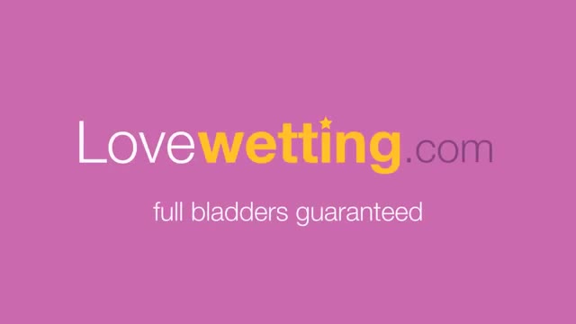 Girl wetting pants
