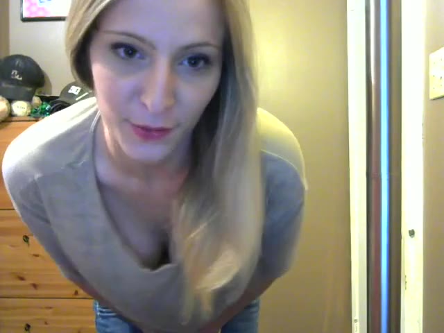 Blonde Girl wetting pants