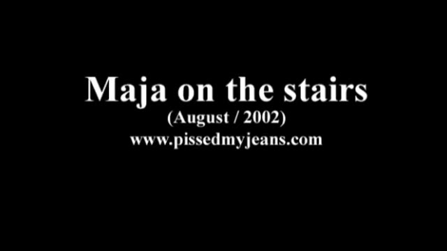 Maja On Stairs