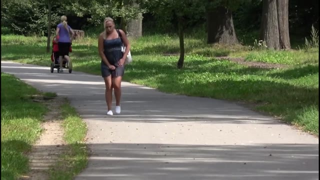 Desperate piss on the walk path