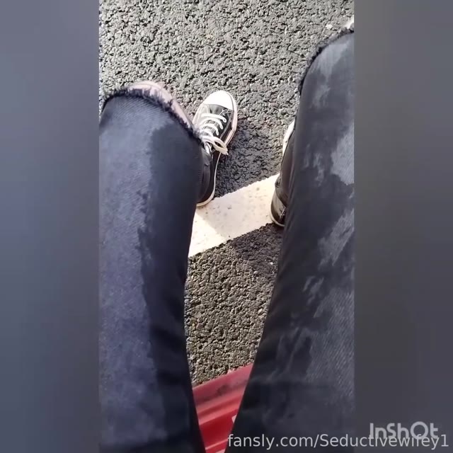 Jeans wetting in public