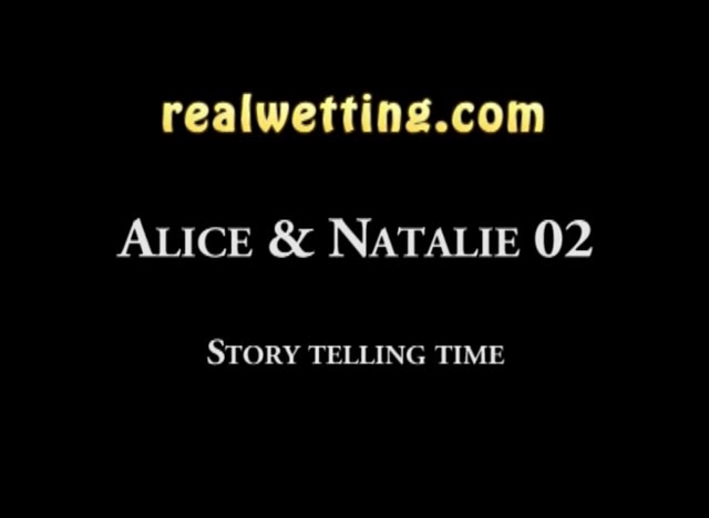 2 girls wetting pants while smoking