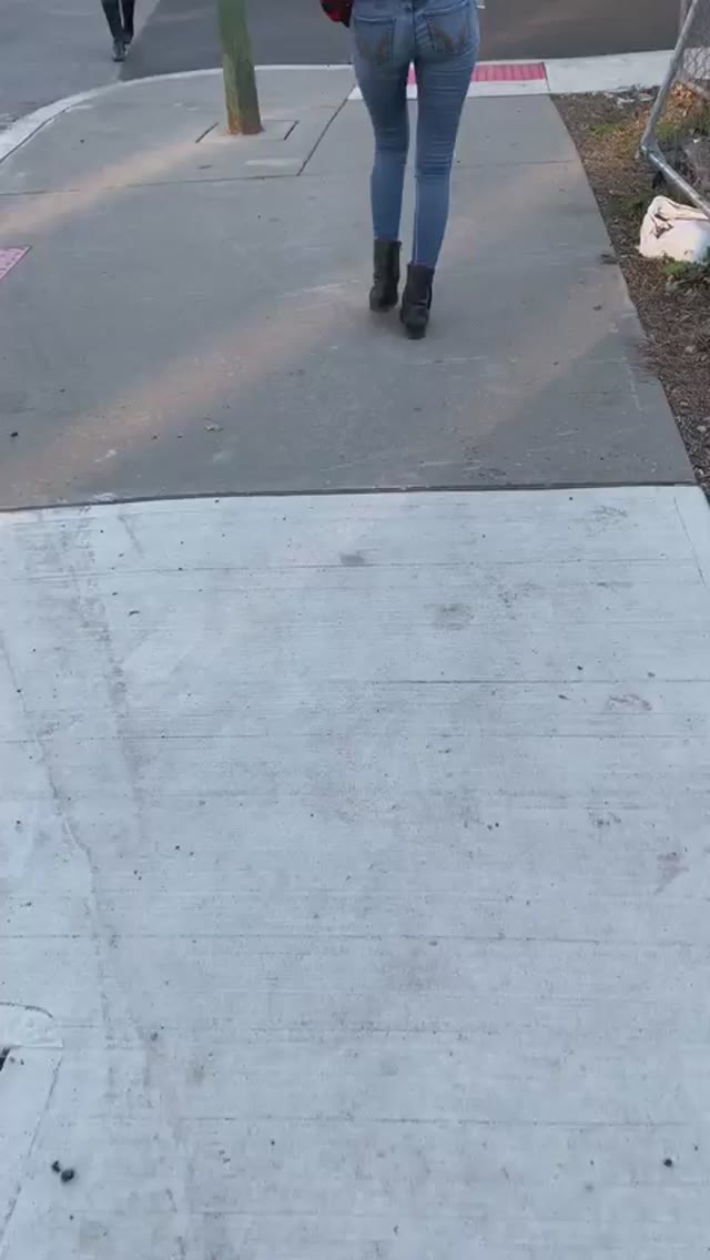 Public jeans wetting in front of people