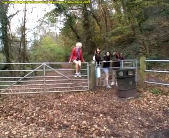 Several girls wetting themselves