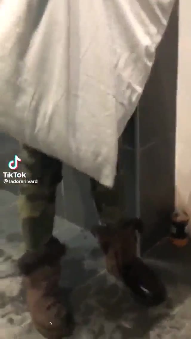 Pissed herself in public real accident