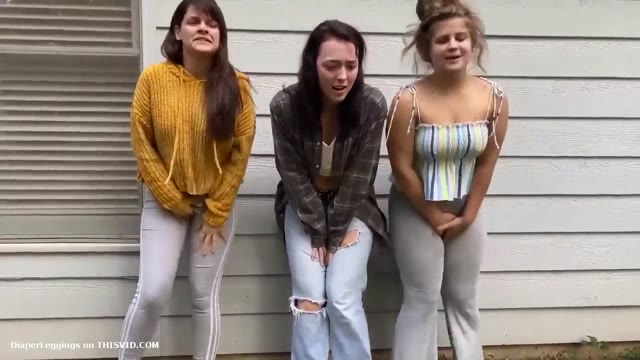 Girls wetting - video 2