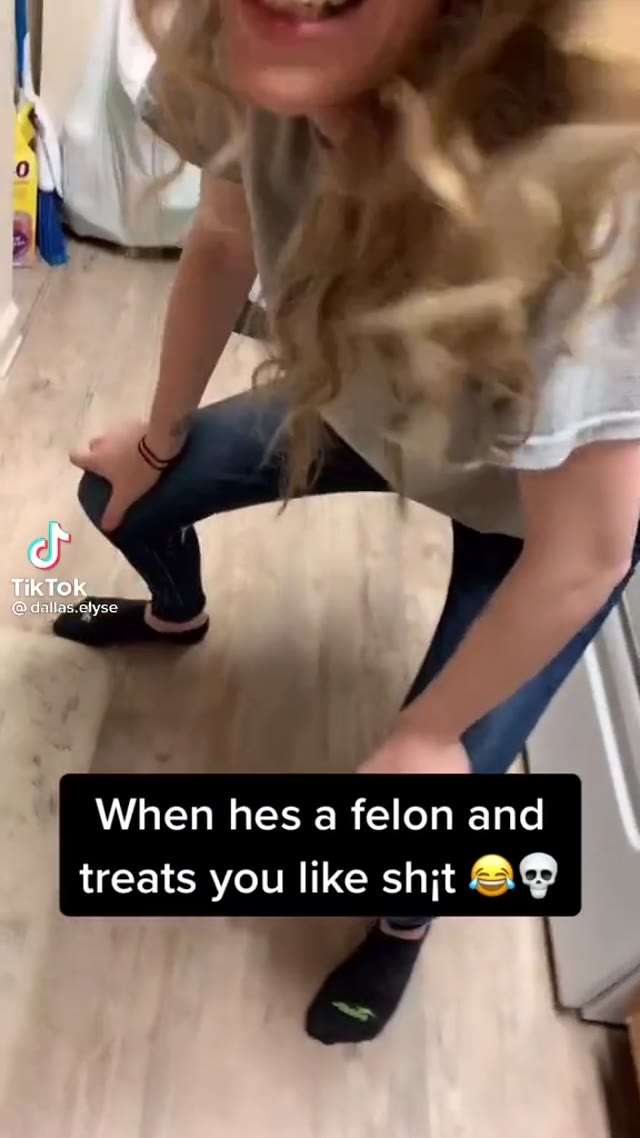 Girl fully wets herself in jeans