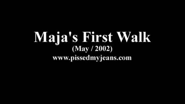 Maja's First Walk