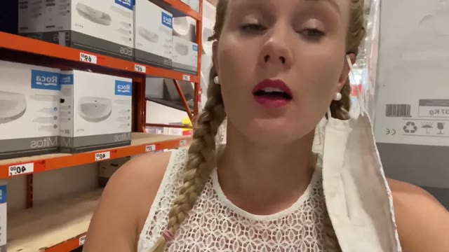 Peeing panties and skirt at home depot