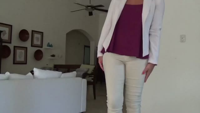 Wetting white jeans