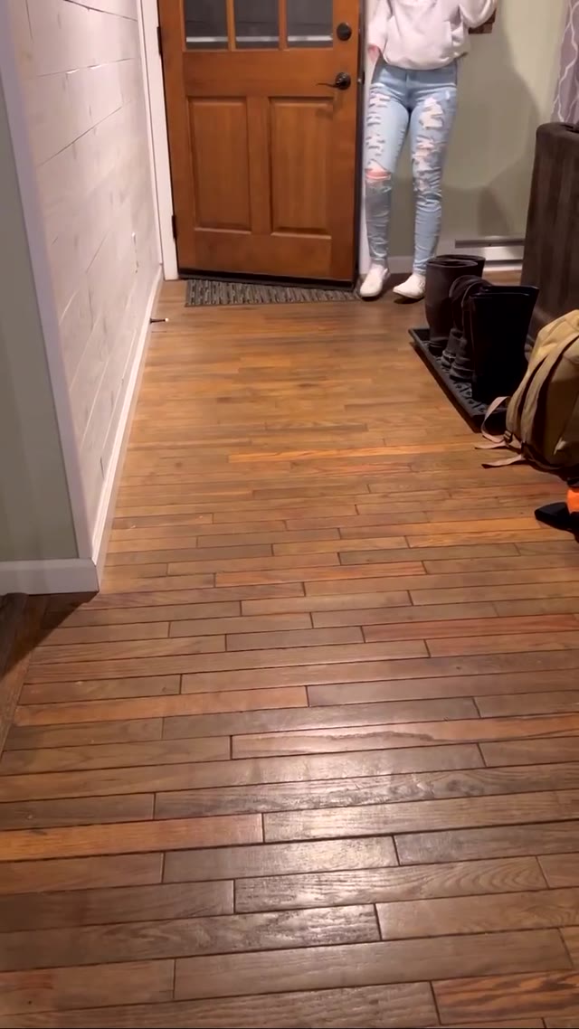 Girl let it go after arriving home